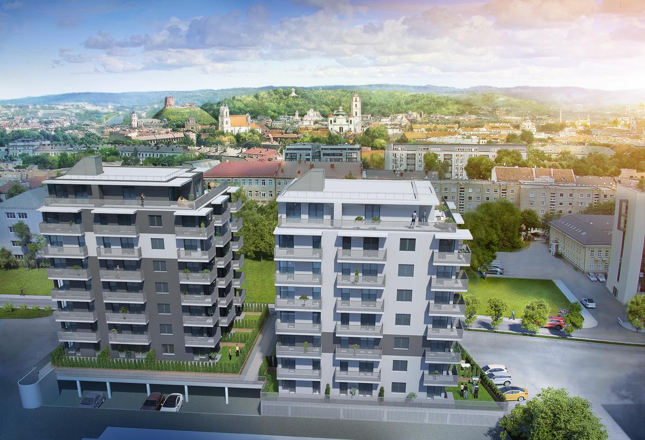 Uptown Studio Apartment VNO Exteriér fotografie
